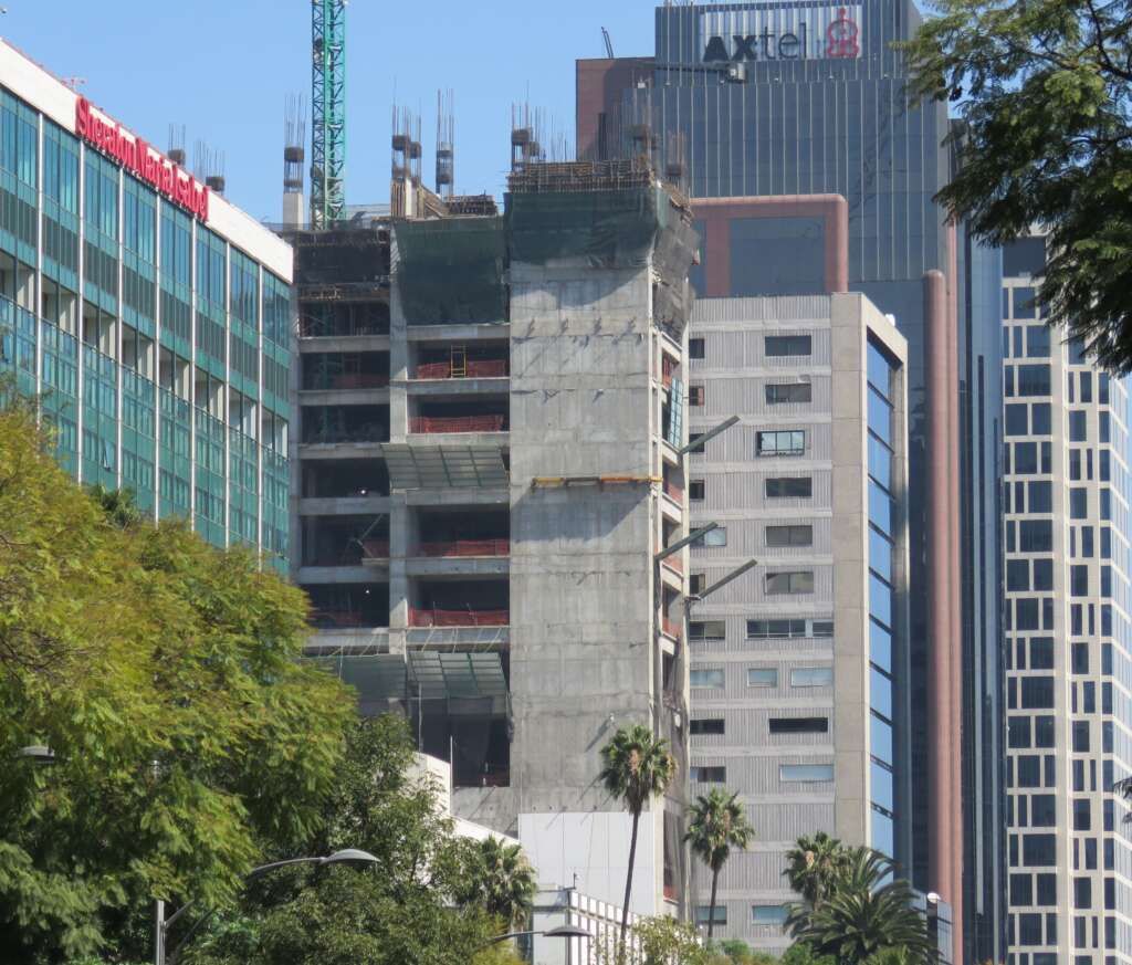 This beautiful and big building is a Sofitel hotel of Mexico