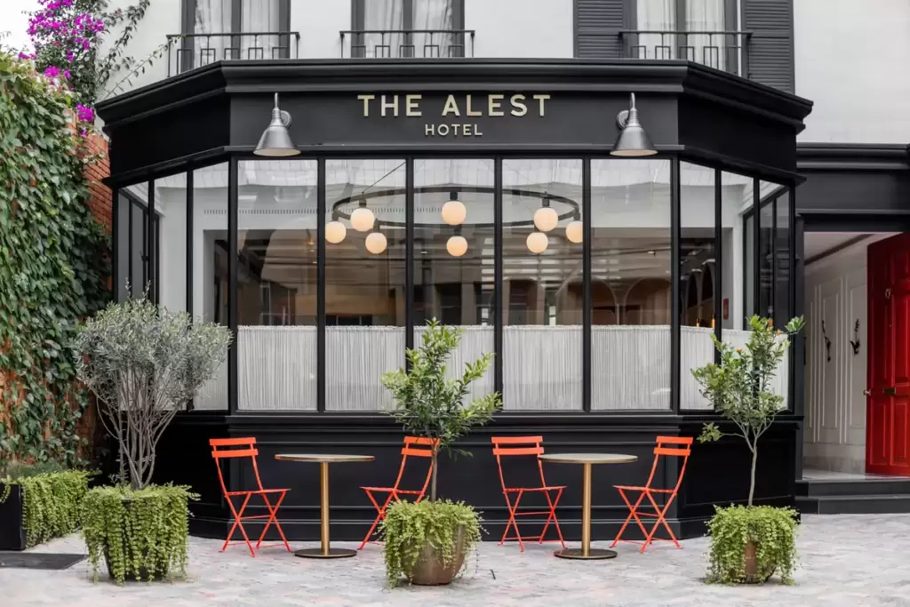 The Alest Hotel of Mexico is situated in a beautiful place and looks attractive with plants