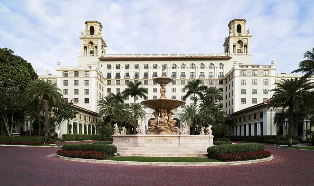 The Breakers luxury beachfront resort in Palm Beach, Florida. Original image from Carol M. Highsmith’s America, Library of Congress collection. Digitally enhanced by rawpixel.