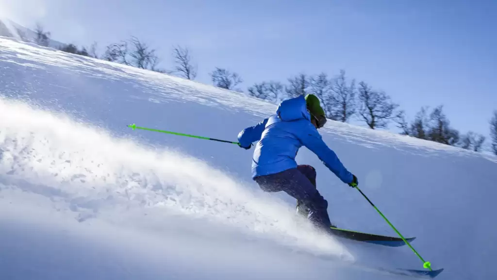skier in The Blue Hills Ski Area